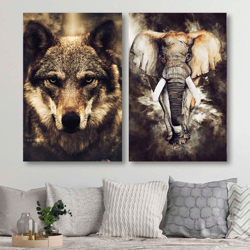 Deco Panel, Potężny słoń 40x60 na Arena.pl