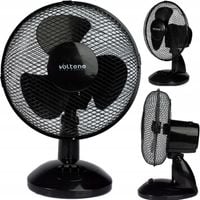 WENTYLATOR WIATRAK STOŁOWY STOJĄCY BIURKOWY OSCYLACJA CICHY MOCNY