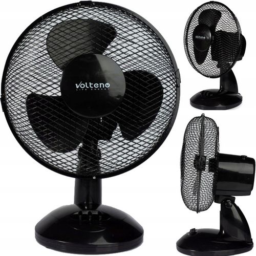 WENTYLATOR WIATRAK STOŁOWY STOJĄCY BIURKOWY OSCYLACJA CICHY MOCNY na Arena.pl