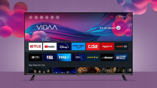 TELEWIZOR KRUGER DVB-T2 HEVC FHD 40'' SMART TV VIDAA na Arena.pl