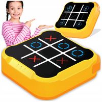 ELEKTRONICZNA LOGICZNA GRA KÓŁKO I KRZYŻYK 4W1 EDUKACYJNA