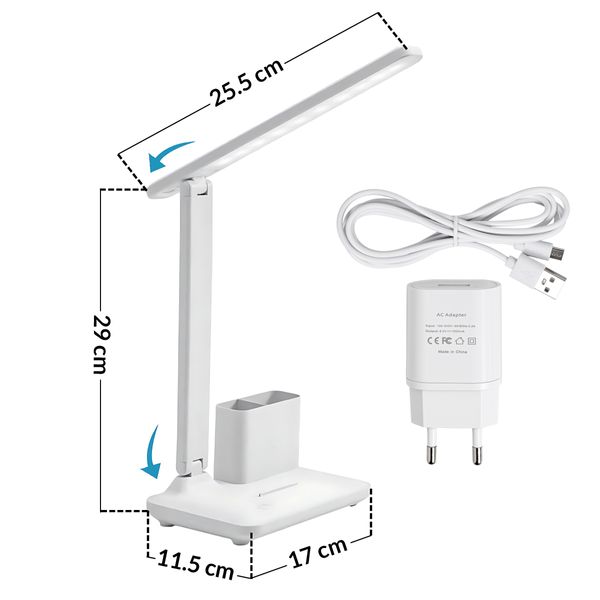 Lampka Biurkowa Led Heckermann 1218 zdjęcie 2