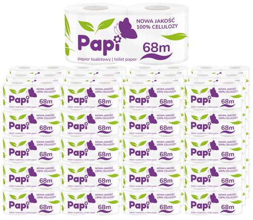 Papier toaletowy 2R PAPI 2W - 168 Rolek na Arena.pl