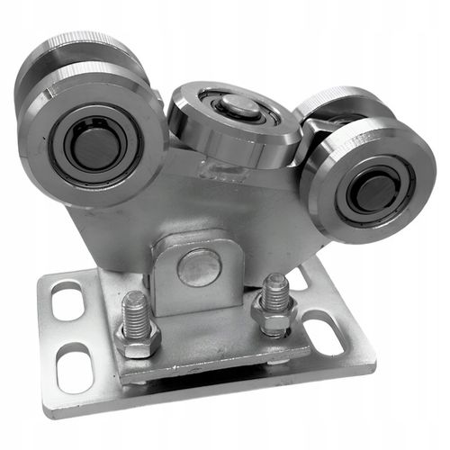 WÓZEK WÓZKI ROLKI DO BRAMY PRZESUWNEJ 80x80 ZESTAW WÓZKÓW BRAMOWYCH WAHLIWE na Arena.pl