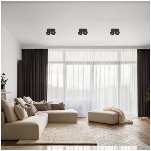 oprawa sufitowa lahti mini dim 2x9w 3000k czarna na Arena.pl