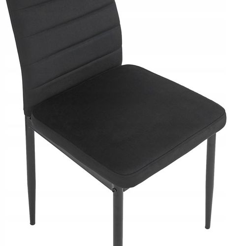 KRZESŁO PIKOWANE WELUR SALON JADALNIA KUCHNIA WYSOKIE MARK KT118 na Arena.pl