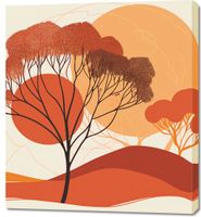 Obraz 90x100cm Ostatnie Promienie Słońca