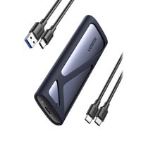 kieszeń obudowa na dysk ssd m.2 usb 3.2 gen 2 superspeed usb 10gbps szary