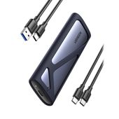 kieszeń obudowa na dysk ssd m.2 usb 3.2 gen 2 superspeed usb 10gbps szary