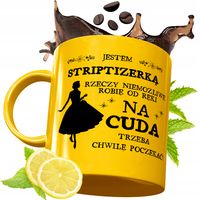 Złoty Kubek Premium Dla Striptizerki Prezent Z Nadrukiem Ze Zdjęciem