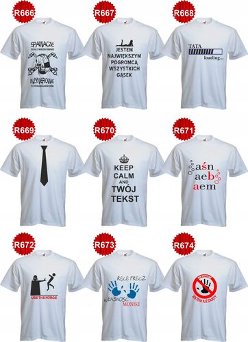 Koszulka, T-shirt,TOP, PREZENT dla TATY, SUPER MOC na Arena.pl