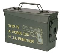 Stalowa skrzynka na amunicję - Hole Puncher zielona
