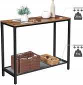 INDUSTRIALNY STOLIK KONSOLA VINTAGE METALOWY