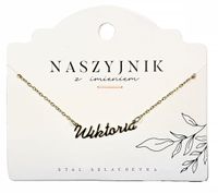 Naszyjnik z imieniem Wiktoria