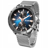 Zegarek Męski Vostok Europe 6S11-320A675B srebrny bransoleta