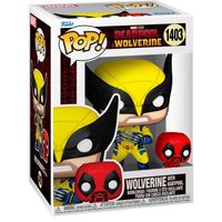 funko pop! marvel deadpool wolverine w/babypool 1403