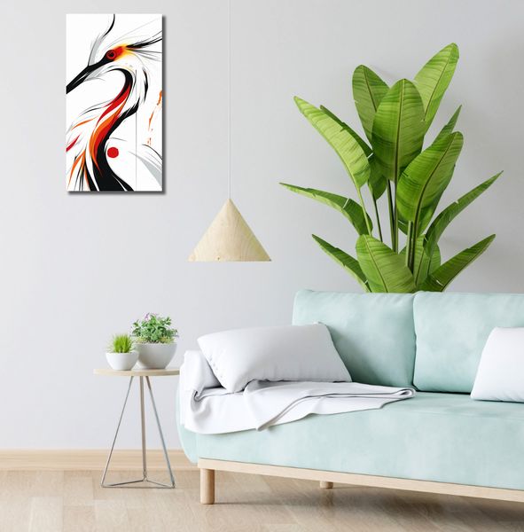 Obraz 30x60cm Bocian zdjęcie 2