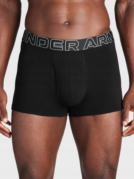 BOKSERKI MĘSKIE UNDER ARMOUR MAJTKI SPORTOWE BAWEŁNA KOMFORT 3" 1383891-001 zdjęcie 4