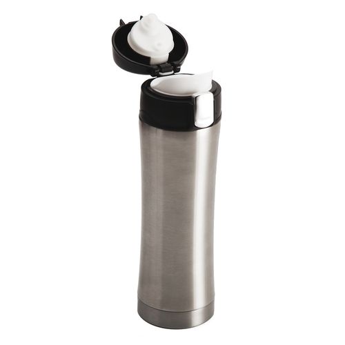 Kubek izotermiczny Secure 400 ml, srebrny na Arena.pl