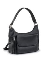 Torebka skórzana na ramię KEMER VOOC EP20 Czarna