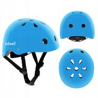 2X Kidwell kask ochronny ORIX BLUE S 48-52cm na rolki hulajnoge rower