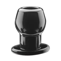 perfect fit tunnel plug large black - anatomiczna zatyczka tunelowa, duża