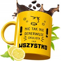 Złoty Kubek Premium Dla Okulisty Prezent Z Nadrukiem Ze Zdjęciem