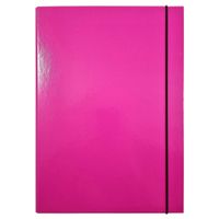 teczka skrzydłowa 2,0 cm z gumką amarantowa