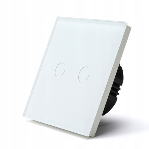 DOTYKOWY WŁĄCZNIK ŚWIATŁA 2K PODWÓJNY WYŁĄCZNIK SZKLANY na Arena.pl