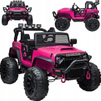 Auto na akumulator Jeep JC666 Różowy Lakierowany