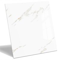 PŁYTKA PODŁOGOWA ŁAZIENKOWA SALONOWA ŚCIENNA 60X60 GRES BIAŁY MARMUR POŁYSK