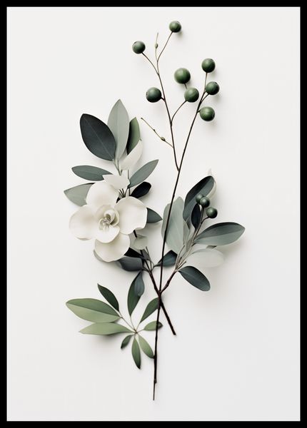 Plakat 42x59,4cm Papierowy Kwiat zdjęcie 2