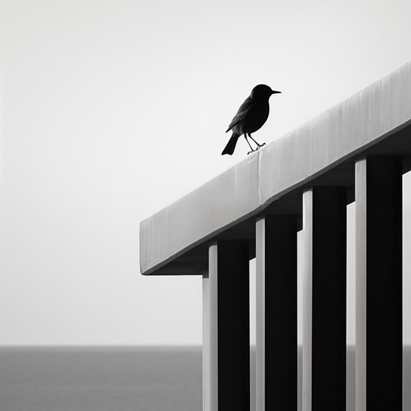 Plakat 80x80cm Samotna Odchłań zdjęcie 1