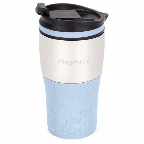 KUBEK TERMICZNY stalowy TERMOS do kawy herbaty szczelny KAMILLE 320ml na Arena.pl