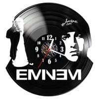 Zegar ścienny z płyty winylowej Eminem 1482.14