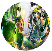 Opłatek na tort Plants of Zombie