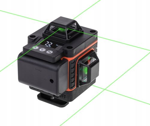 POZIOMICA LASEROWA 360° LASER KRZYŻOWY 4D + STATYW na Arena.pl