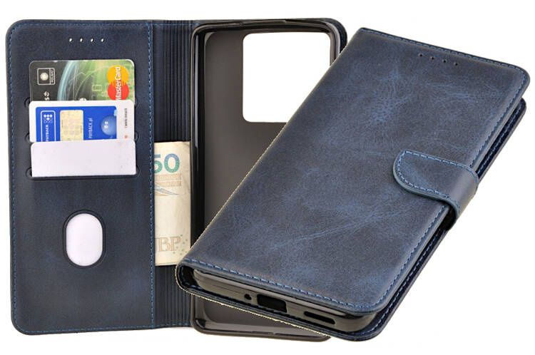 Etui portfel Wallet do Xiaomi 13T / 13T Pro granatowy zdjęcie 1