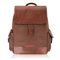 plecak męski brązowy do szkoły a4 na laptopa plecak podróżny