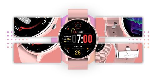 smartwatch giewont różowy gw120-1 na Arena.pl