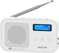 RADIO SENCOR SRD 7200 BIAŁE DAB+ RDS BT 5.0