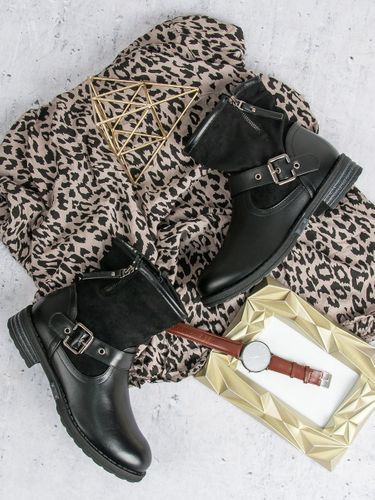 CZARNE WORKERY Rozmiar - 37 na Arena.pl