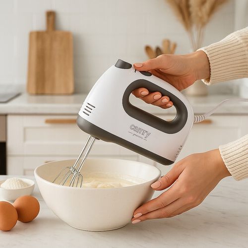 MIKSER RĘCZNY 750W 5 BIEGÓW TURBO Robot kuchenny 4 mieszadła długie na Arena.pl