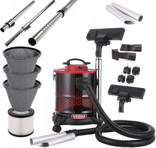 ODKURZACZ DO POPIOŁU KOMINKA PIECA GRUZU SEPARATOR GRILLA RURA na Arena.pl