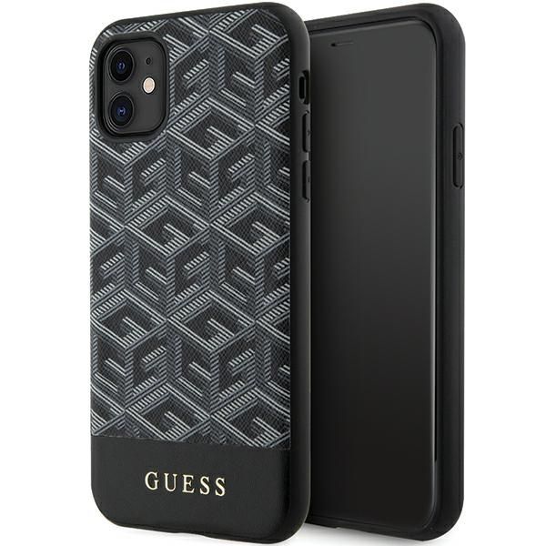 Etui Guess do iPhone 11, iPhone XR, Czarny, MagSafe zdjęcie 1