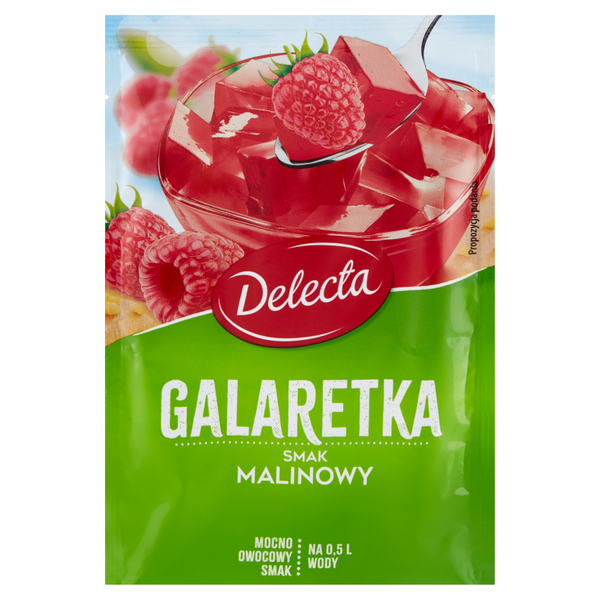 DELECTA GALARETKA MALINOWA 70G zdjęcie 1