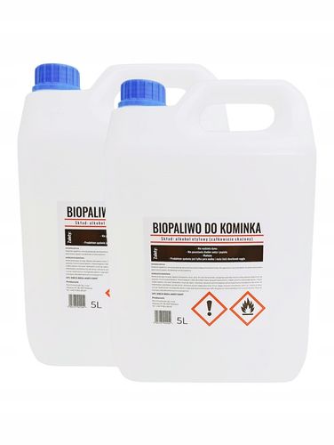 ZESTAW 2x BIOPALIWO DO KOMINKA BIOETANOL BIOKOMINEK 5L/5000 ML na Arena.pl