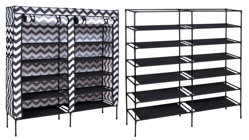 Szafa tekstylna na buty Gabi - zebra zdjęcie 1