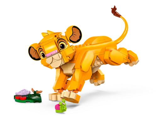 LEGO Disney Król Lew - lwiątko Simba ruchomy model 43243 na Arena.pl