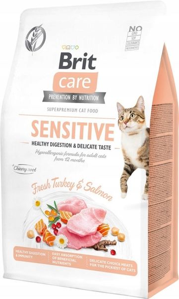 BRIT CARE CAT Grain-free Sensitive 2kg INDYK ŁOSOŚ zdjęcie 4